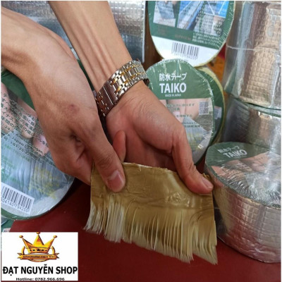 Băng Keo Chống Thấm Dột,Vá Chám Vết Nứt Trần Sàn Nhà Taikomi Japan Băng keo chống thấm TAIKO Nhật Bản chắc chắn, chống thấm dột, dán tường, dán mái tôn, máng xối, lô gia