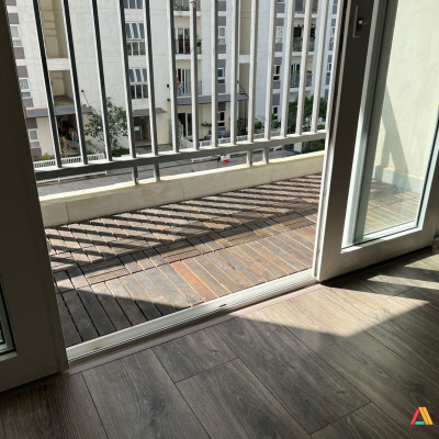 Vỉ Gỗ Lót Sàn Thương Hiệu ANKAN Gu Màu Đen 6 Nan, Ván Sàn Gỗ Vỉ Nhựa, Sân Vườn, Hồ Bơi, Phòng Spa, Siêu Bền, Chịu Nước Tốt, Chống Trơn Trượt, Tiêu Chuẩn Xuất Khẩu