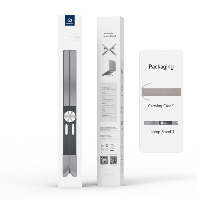 Giá Đỡ Dux Ducis X-Shape Folding cho Laptop, Macbook, iPad Nhôm Cao Cấp, Có Thể Điều Chỉnh Độ Cao, Tản Nhiệt_ Hàng chính hãng