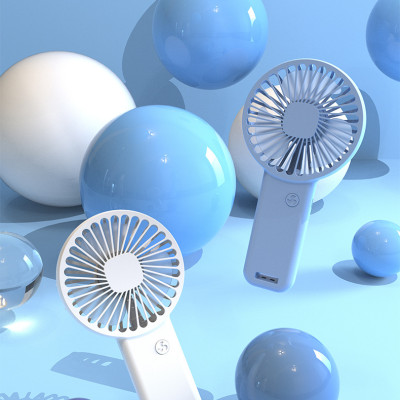 Quạt Cầm Tay Mini Tích Điện Teement, Có Giá Đở Điện Thoại, Sạc USB Di Động Tiện Lợi - Hàng Chính Hãng