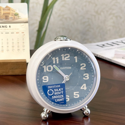 Đồng hồ Rhythm CRE313NR03 – KT 8.3 x 9.2 x 5.3cm.Vỏ nhựa. dùng PIN