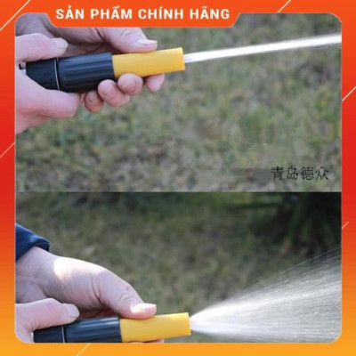 ️ Bộ dây vòi xịt nước rửa xe, tưới cây , tăng áp 3 lần, loại 20m 206622-5 cút sập,nối vàng + đai
