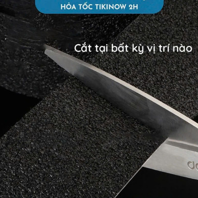 5cm x 2.5m Băng Keo Nhám Chống Trơn Trượt Cầu Thang, Bậc Cửa Oto MÀU ĐEN