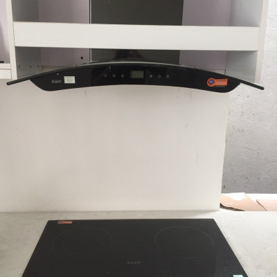 Máy hút mùi kính cong cảm ứng điều khiển từ xa 900mm KAFF KFG-B902 - Hàng Chính Hãng