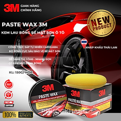 SÁP ĐÁNH BÓNG SƠN 3M PASTE  WAX  PN39526LT ( Dòng cao cấp)- 400ML NHẬP KHẨU THÁI LAN