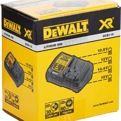 BỘ SẠC PIN 10.8-18V DEWALT DCB115-KR- HÀNG CHÍNH HÃNG