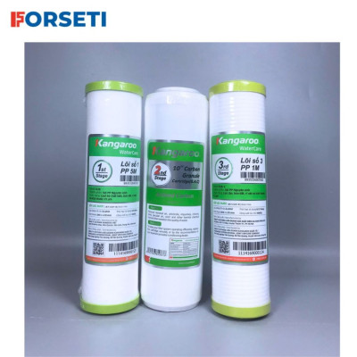 Bộ 9 lõi lọc Hydrogen + Kangaroo KG100HA  (123, RO 50GPD, Fir+, Orph+, Hyph+, Mineral+, Nano Carbon+) - Hàng chính hãng
