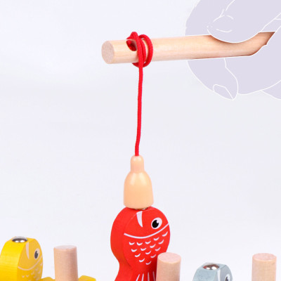 Đồ Chơi Gỗ, Bảng Gỗ Thông Minh 6IN1 Đồ Chơi Giúp Bé Phát Triển Trí Não Giáo Dục Theo Phương Pháp Montessori - Tặng Kèm 01 Tranh Ghép Bằng Gỗ