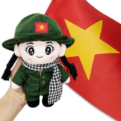 Gấu Bông Đồng Chí Nữ Thanh Niên Xung Phong 25 cm - ZooZoo