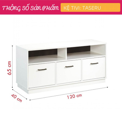 Kệ để tivi phòng khách thiết kế đẹp SMLIFE Taseru