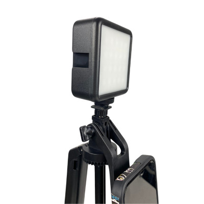 Combo Gậy Selfie P185 và Đèn RGB Hỗ Trợ Ánh Sáng - Gậy chụp ảnh nhỏ gọn tiện lợi, dễ dàng mang đi du lịch - Hàng chính hãng