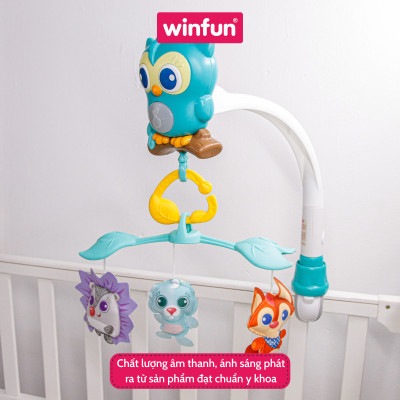 Đồ chơi treo nôi 3 trong 1 hình cú mèo Winfun 720010-NL