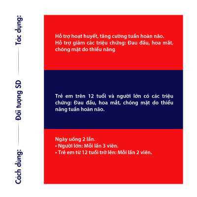 Hoạt Huyết Bổ Não Quảng Trí Hoa Việt - Hỗ trợ tuần hoàn não, bổ não, cải thiện trí nhớ hộp 30 viên