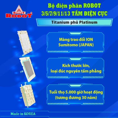 Máy Lọc Nước Điện Giải Robot Nóng Nguội Lạnh UHC - 4911 - Hàng chính hãng