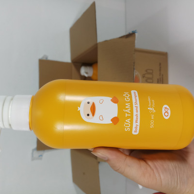 Sữa Tắm Gội AGI 700ml - Hương Phấn Baby