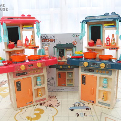 Bộ đồ chơi nhà bếp Toys House nấu nướng, có vòi nước và bảng vẽ, hướng nghiệp cho bé từ 3 tới 8 tuổi