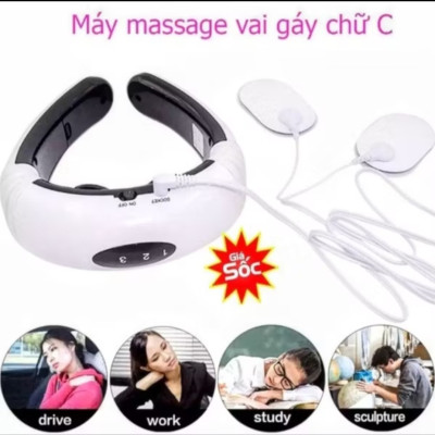 MÁY MASSAGE CỔ VAY GÁY ĐA CHỨC NĂNG MẪU MỚI