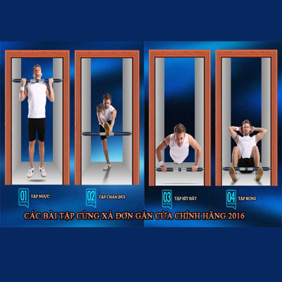 Combo xà đơn treo tường DNS (KT 60-110cm) + Kìm bóp tay điều chỉnh lực