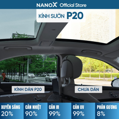 Phim cách nhiệt ô tô 4 chỗ gói cao cấp cách nhiệt mạnh mẽ NanoX Platinum