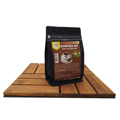 Cà Phê ROBUSTA BƠ -  (Gói 250g) - Chuyên Pha Phin - Hậu Đậm, Vị Đắng Mạnh Mẽ, Hương Bơ - Coffee New
