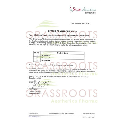 Stratamed 5g - Gel Silicon bảo vệ và làm lành vết thương hở