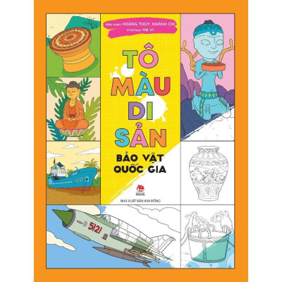 Sách - Tô Màu Di Sản - Combo 3 Cuốn - NXB Kim Đồng