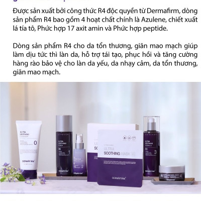 Nước cân bằng Labo Dermafirm - Ultra Soothing Toner R4 (200ml) phục hồi cho da giãn mao mạch