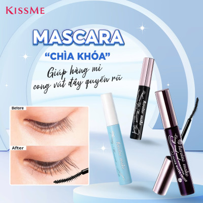 Mascara Mini Tẩy Trang Dành Cho Mi Kissme Heroine Make Speedy Mascara Remover 1.8 G