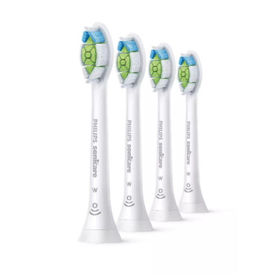 Đầu Bàn Chải Điện W2 Philips Sonicare  HX6064/67 Sạch Sâu, Trắng Răng - Bộ 4 Cái - Trắng - Hàng Chính Hãng