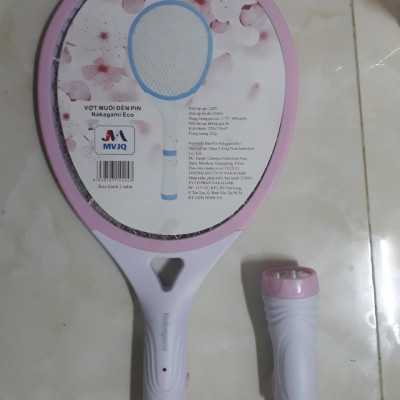 Vợt muỗi Đèn Pin Nakagami Eco thế hệ mới công nghệ Nhật Bản - Màu ngẫu nhiên