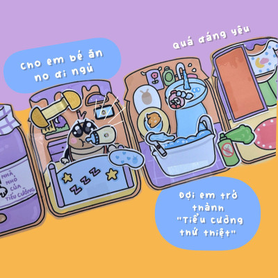 Bộ Tranh Tương Tác Cô Tiên Xanh - Nuôi Tiểu Cường