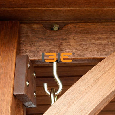 Xích Đu Terbaya 3 Chỗ IBIE NC1044 (194 x 125 x 190 cm) - Nâu