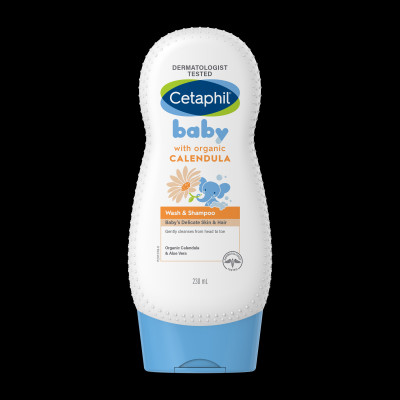 Sữa tắm gội dịu lành cho bé Cetaphil Baby Wash & Shampoo with Organic Calendula 230ml
