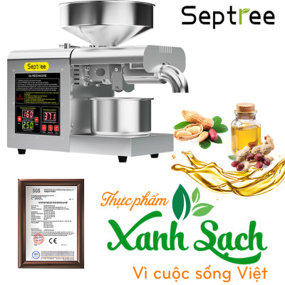 Máy ép dầu thực vật chuyên nghiệp nâng cấp hoàn toàn, dùng trong gia đình hoặc nhà hàng, khách sạn. Thương hiệu Mỹ cao cấp Septree - T3. HÀNG CHÍNH HÃNG