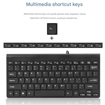 Bộ Bàn Phím Chuột có dây W28 nhỏ gọn - cho máy tính , Laptop hàng nhập khẩu