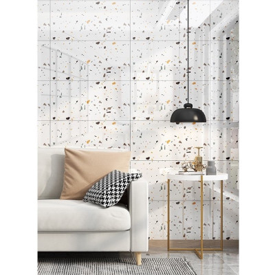 Bộ 5 Tấm Xốp Dán Tường 3D PVC Lá Xanh 60x30cm Keo Sẵn Dày 2,5mm Cao Cấp, Sang trọng