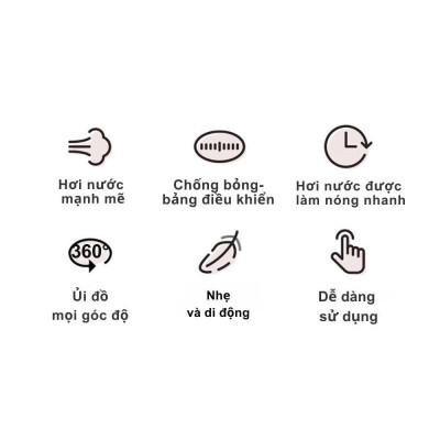 Bàn là, Bàn ủi hơi nước cầm tay SK 12003 thích hợp cho mọi loại vải