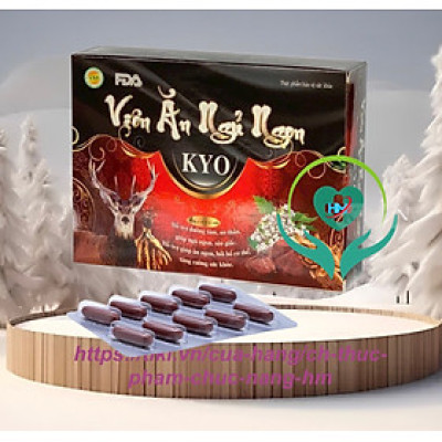 Viên Ăn ngủ ngon kyo, Vinaphar, Hộp 60 viên - Hỗ trợ giúp ăn ngon, bồi bổ cơ thể, tăng cường sức khỏe.