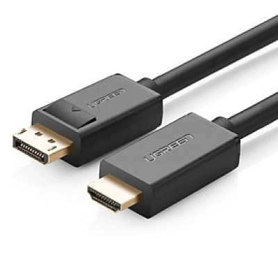Ugreen UG10203DP101TK 3M Màu Đen Cáp chuyển đổi Displayport sang HDMI thuần đồng - HÀNG CHÍNH HÃNG