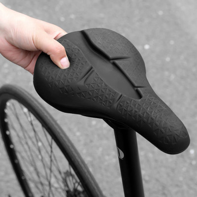 Bọc Đệm Xe Đạp Chống Đau Mông Cao Su GEL AIR lưới tổ ong mặt dưới cho đệm yên 28x17 cm, Mềm Chống Nước Địa Hình Phụ Kiện - Mai Lee