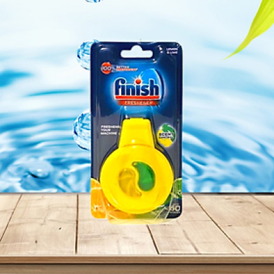 [HCM] Tinh dầu treo khử mùi máy rửa chén Finish Dishwasher Freshener Lemon & Lime 4ml - hương chanh