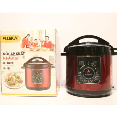 Nồi Áp Suất Điện 6L FUJIKA FJ-AS167 - Màu Ngẫu Nhiên - Hàng Chính Hãng