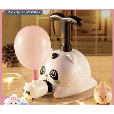 Xe Đồ Chơi Thông Minh GẤU bơm bóng cho bé - Đồ Chơi Trẻ Em