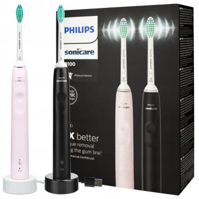 Set 2 bàn chải điện Philips HX3675/15 Hàng chính hãng