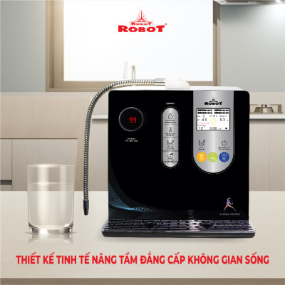 Máy Lọc Nước Điện Giải iON Kiềm ROBOT iONSmart 911 Nóng Thông Minh - Hàng Chính Hãng