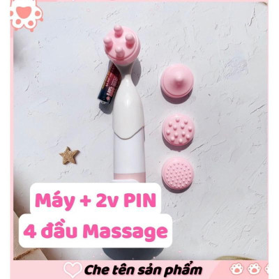 Máy rửa mặt, massage ( mát xa) mắt, mặt đa năng tiện lợi, có thể mua máy riêng (tặng kèm pin sẵn)