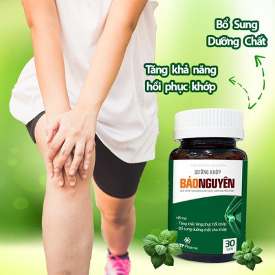 Dưỡng khớp Bảo Nguyên hỗ trợ tăng khả năng phục hồi khớp, giảm đau mỏi khớp hộp 30 viên (Sắc Ngọc Khang)