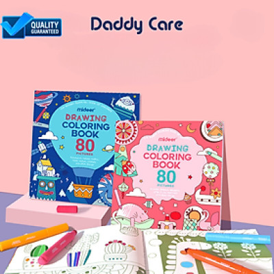 Đồ chơi thủ công 80 bức tranh tô màu cho bé Mideer Drawing Coloring, đồ chơi sáng tạo cho bé 2,3,4,5,6 tuổi
