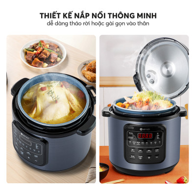 Nồi áp suất điện tử Elmich PCE-8571 - Hàng chính hãng