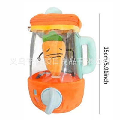 Gấu bông máy xay sinh tố Cà rốt 15cm Plush Carrot Juicer Toy